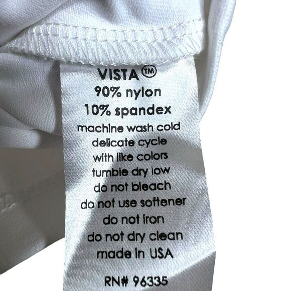 NEW Susana Monaco White Crop Crew Neck Short Sleeve Tee XS - Picture 3 of 5